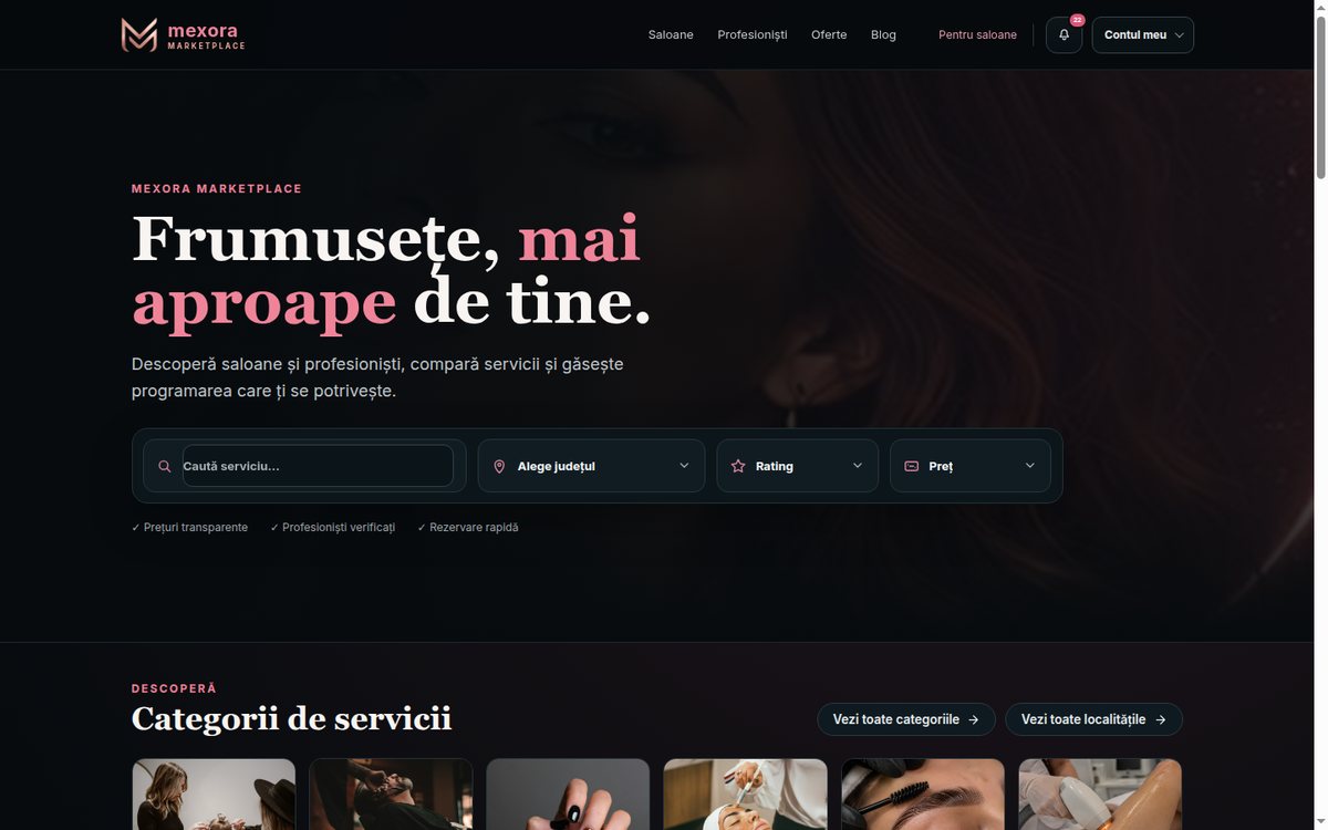 Mexora Marketplace — vizualizare client